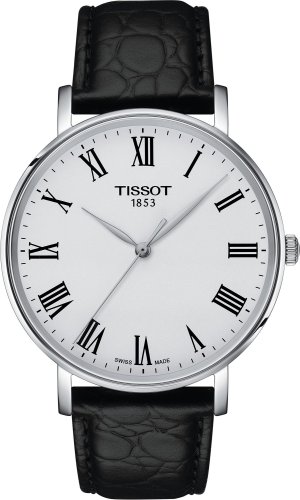 Tissot - EVERYTIME, Stainless Steel - Leather - WATCH, Size 40MM T1434101603300