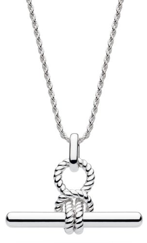 Kit Heath - Marina Rope, Rhodium Plated - Sterling Silver - T-Bar Necklace, Size 20' 91094RP