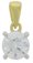 Guest and Philips - Lab Grown Diamond Set, Yellow Gold - White Gold - 9ct 80pt 1st Pendant 09CIDI96100