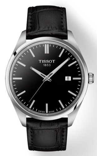 Tissot - PR100, Stainless Steel - Leather - Quartz Watch, Size 40mm T1504101605100