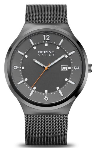 Bering - Solar, Stainless Steel Mianese Strap Watch 14442-077