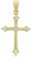 Guest and Philips - Diamond Set, Yellow Gold - White Gold - 9ct 5pt 5st Dia Gothic Cross, Size 22x12 09CRDI81693