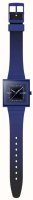 Swatch - Squarley Blacklight, Plastic/Silicone Quartz Watch SO34N700