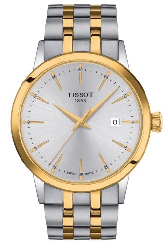 Tissot - CLASSIC DREAM, Stainless Steel - Yellow Gold Plated - WATCH, Size 42MM T1294102203100