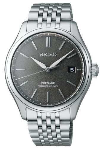 Seiko - Presage Classic, Stainless Steel Sensaicha Auto w Man/Winding Watch SPB465J1