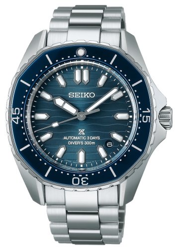 Seiko - Prospex Sea, Stainless Steel Auto w Man Winding Watch SPB483J1