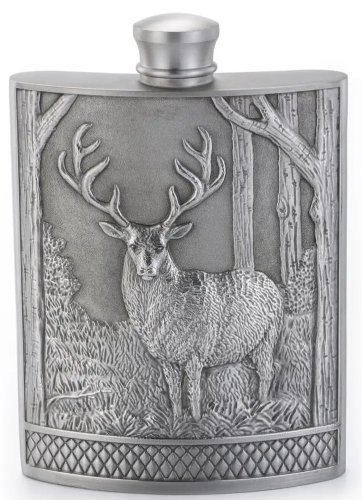 Royal Selangor - Stag, Pewter Hip Flask 127000