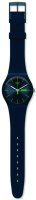 Swatch - Blue Rebel, Plastic/Silicone Quartz Watch SO29N704