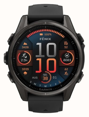 Garmin - fenix8, Titanium Amoled Multisport GPS Smartwatch 010-02903-21