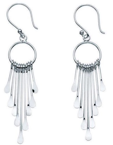 Gecko - Sterling Silver DROP EARRINGS E2388