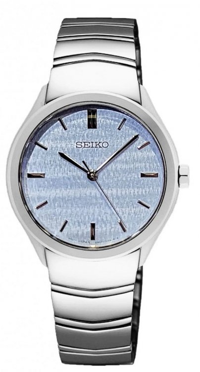 Seiko quartz mens watch stainless online steel