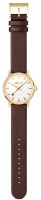 Mondaine - Evo2, Yellow Gold Plated - Leather - Quartz Watch, Size 40mm MSE40112LG