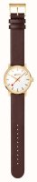 Mondaine - Evo2, Yellow Gold Plated - Faux Leather - Quartz Watch, Size 40mm MSE40112LGV