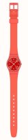 Swatch - Notes Of Coral, Plastic/Silicone Quartz Watch LP165