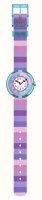 Swatch - Stripy Purple, Plastic/Silicone Quartz Watch FBNP225