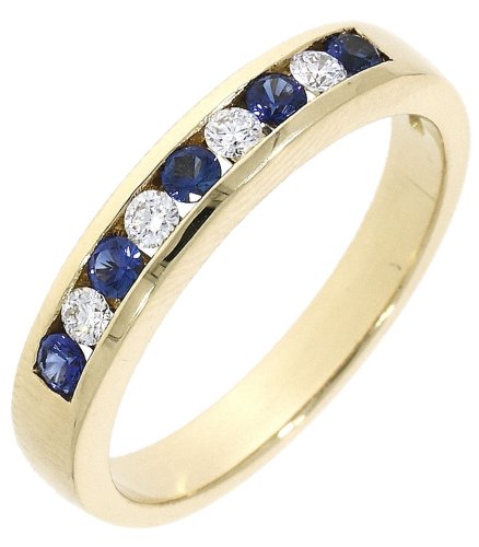 Guest and Philips - Sapphire Set, Yellow Gold - 18ct D 0.13ct Sap 0.21ct HET Ring 21610K1