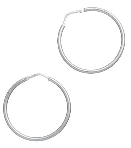 Giovanni Raspini - Essential Light, Sterling Silver Big Hoop Earrings 11943