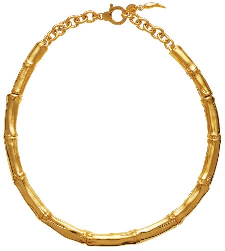 Giovanni Raspini - Bamboo Light, Yellow Gold Plated Necklace 10665