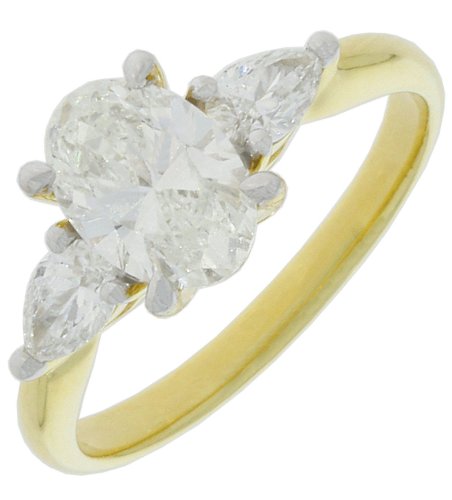 Guest and Philips - Lab Grown Diamond Set, Yellow Gold - White Gold - Ring, Size M 09RIDI96710