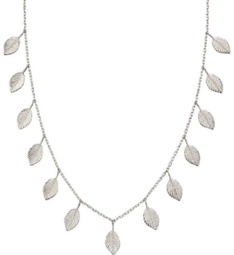 Gecko - Mini Leaf , Sterling Silver Necklace N4293