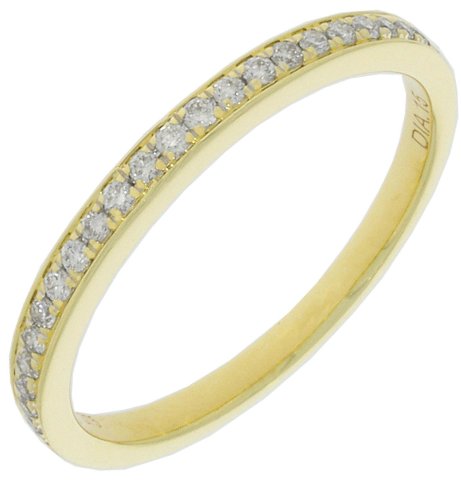 Guest and Philips - 9ct 0.15pts, Diamond Set, Yellow Gold - Ring, Size l 09RIDI67731