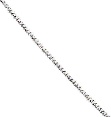 Kit Heath - Extender, Rhodium Plated - Sterling Silver - Box Chain, Size 4