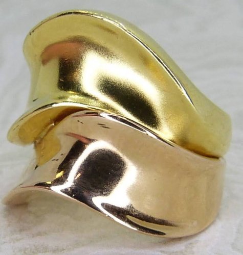 Antique Guest and Philips - Yellow Gold Fancy Wave Ring R5555