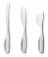 Georg Jensen - Alfredo, Stainless Steel 3 Pcs Cheese Knives 3390214