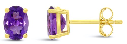 Guest and Philips - Amethyst Set, Yellow Gold - EARRINGS 09EASH83875