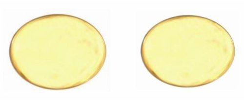 Dalaco - Yellow Gold Plated Oval Cufflinks 90-7021