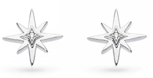 Kit Heath - CELESTE NORTH STAR, Cubic Zirconia Set, Sterling Silver - STUD EARRINGS 30466CZ