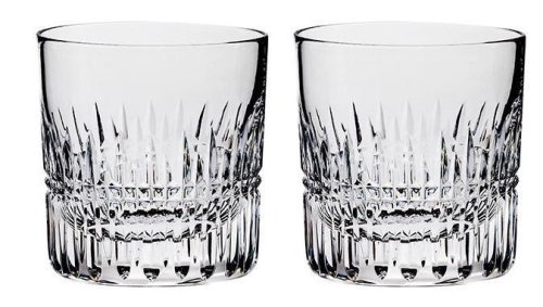 Royal Scot Crystal - Iona, Glass/Crystal - Pres Box 2 Whisky Tumbler Glasses, Size 84mm IONAB2WH