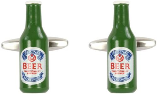 Dalaco - Beer Bottle, Stainless Steel Cufflinks 90-1500