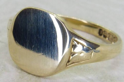 Antique Guest and Philips - Yellow Gold Signet Ring R5512