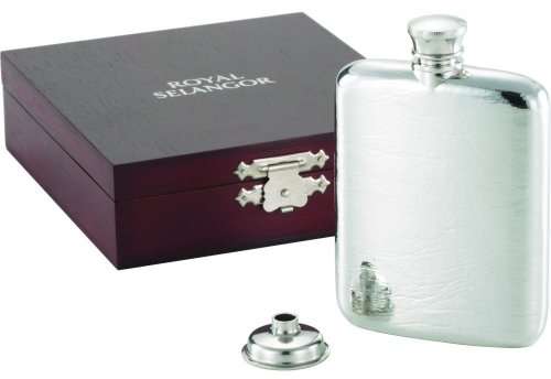 Royal Selangor - Pewter - Hipflask, Size 4oz 0E0042