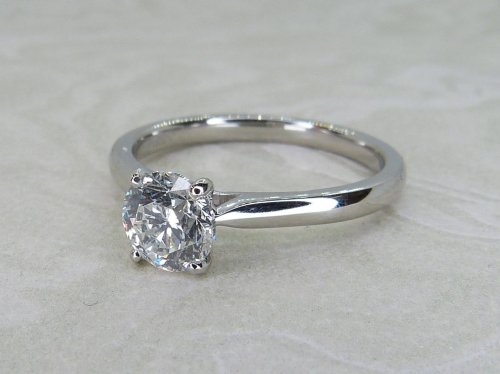 Antique Guest and Philips - Diamond Set, Platinum - Single Stone Ring R5429