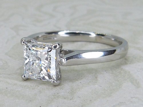 Antique Guest and Philips - Diamond Set, Platinum - Single Stone Ring R5752