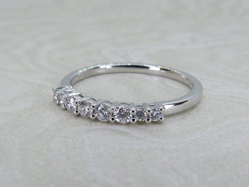 Antique Guest and Philips - Diamond Set, Platinum - Half Eternity Ring R5422