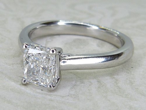 Antique Guest and Philips - Diamond Set, Platinum - Single Stone Ring R5748