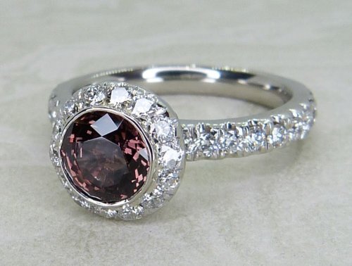 Antique Guest and Philips - Ruby Set, Platinum - Cluster Ring R5675