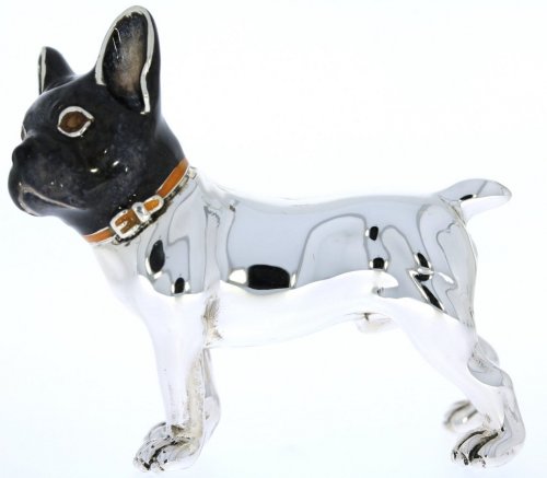 Saturno - FRENCH BULLDOG, Sterling Silver Ornament - SIF100