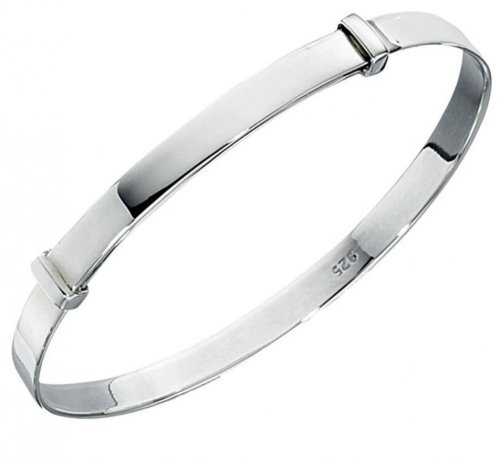 Gecko - Sterling Silver Baby Bangle B3588