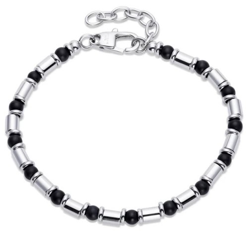 Unique - Onyx Set, Stainless Steel - Bracelet, Size 21cm LAB-225-21CM