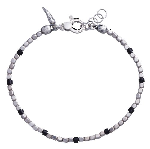 Giovanni Raspini - Cubes , Onyx Set, Sterling Silver - Bracelet 11648L