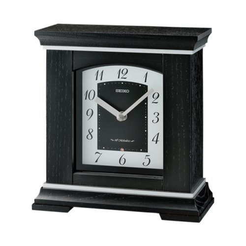 Seiko - Dual Melody Mantle, Wood Quartz Clock QXW249K