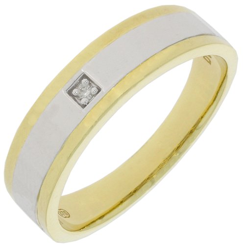 Guest and Philips - Diamond Set, Yellow Gold - White Gold - 9ct D2pt 1st Ring 09RIDI88142