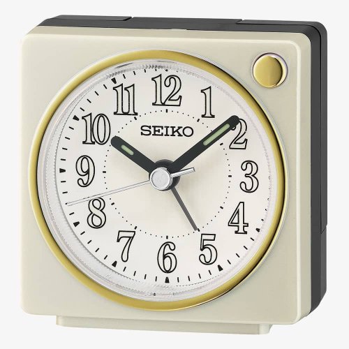 Seiko - Beep, Plastic/Silicone Alarm Clock QHE197W