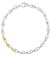 Georg Jensen - Reflect, Sterling Silver - Yellow Gold - Slim Bracelet, Size XL 20001182000XL