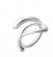 Georg Jensen - Mercy, Sterling Silver - Swirl Ring, Size 58 200010750058