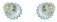 Georg Jensen - Daisy, Sterling Silver Earrings 20001125